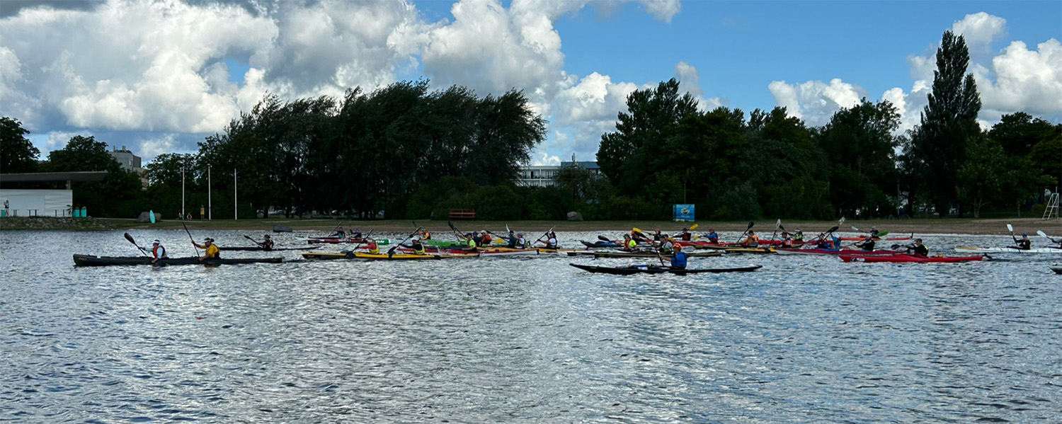 Abruka Sea Kayak Race starts from Kuressaare Castle Beach